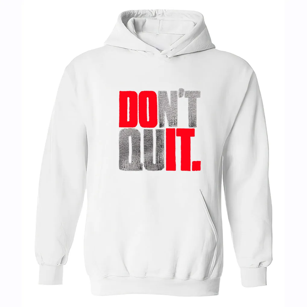 Don't Quit Printed Casual Hoodie sold by Polyalien product image thumbnail 4