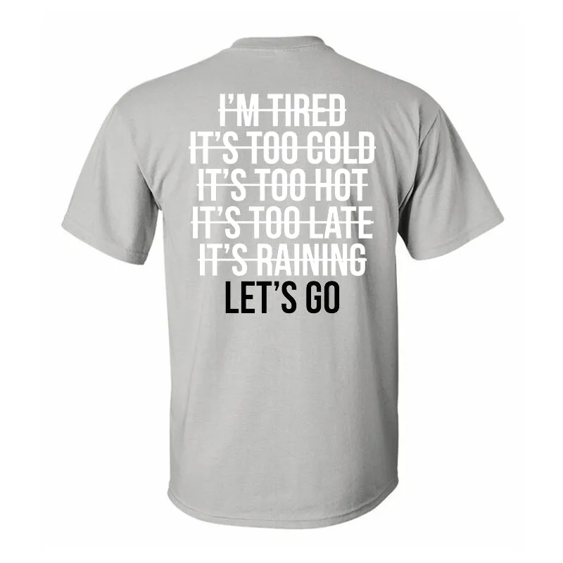LET'S GO Printed T-shirt sold by Polyalien product image thumbnail 3