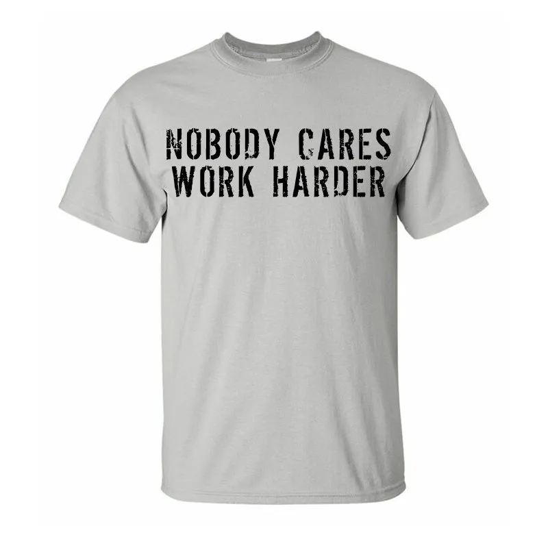 Nobody Cares Work Harder Men's T-shirt sold by Polyalien product image thumbnail 3