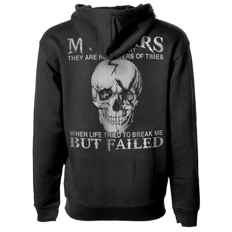 My Scars Tell A Story They Are Reminders Of Times Casual Hoodie sold by Polyalien product image thumbnail 2