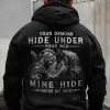 Your Demons Hide Under Your Bed Print Men’s Hoodie sold by Polyalien