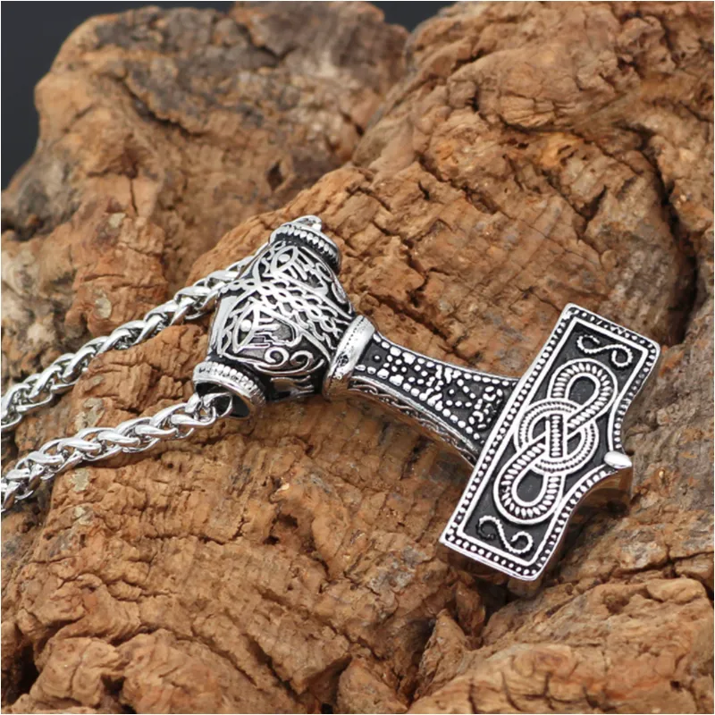 Viking Odin Celtic Wolf Pendant Fashion Necklace sold by Polyalien product image thumbnail 2