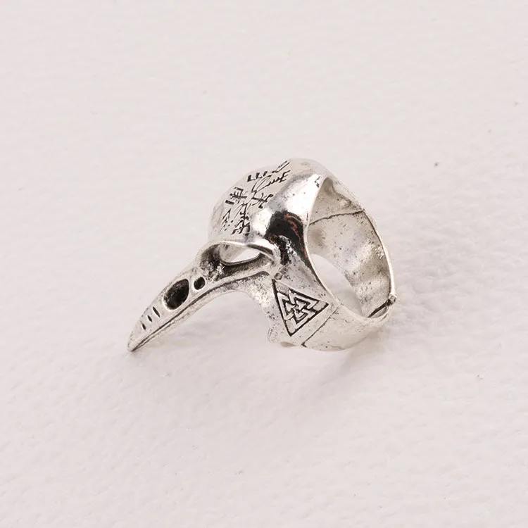 Viking Harpoon Bird Alloy Opening Ring sold by Polyalien product image thumbnail 3