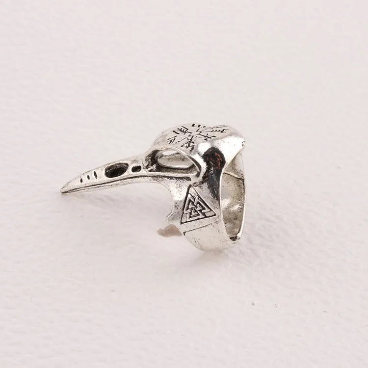 Viking Harpoon Bird Alloy Opening Ring sold by Polyalien product image thumbnail 4
