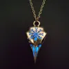 Viking Crow Skull Eagle Beak Luminous Necklace sold by Polyalien