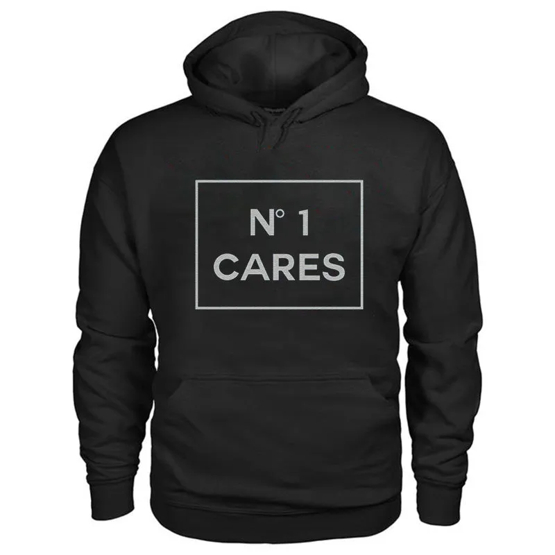 No 1 Cares Printed Men's Loose Casual Hoodie sold by Polyalien product image thumbnail 2