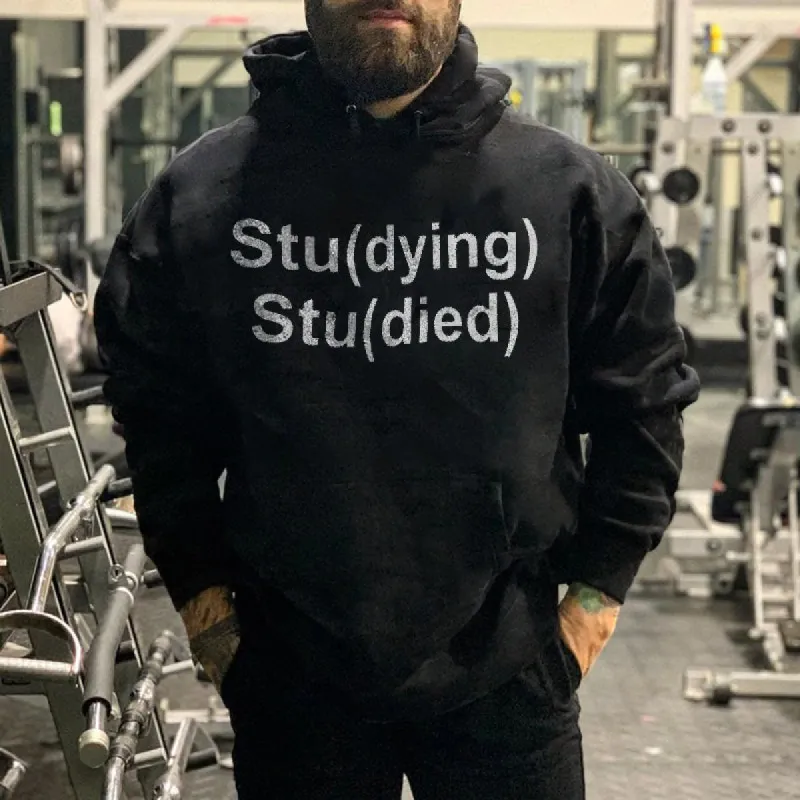 Vikings Stu(Dying) Stu(Died) Printed Casual Men's Hoodie made by Polyalien
