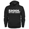 Shhh. No One Cares Printed Comfortable Men's Hoodie sold by Polyalien