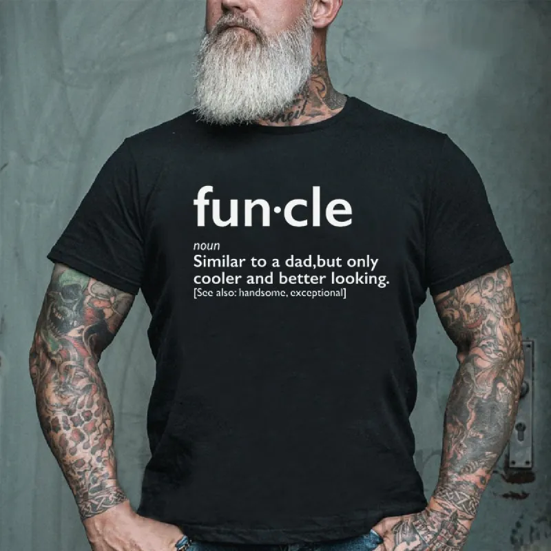 Similar To A Dad, But Only Cooler And Better Looking Printed Men's T-shirt sold by Polyalien