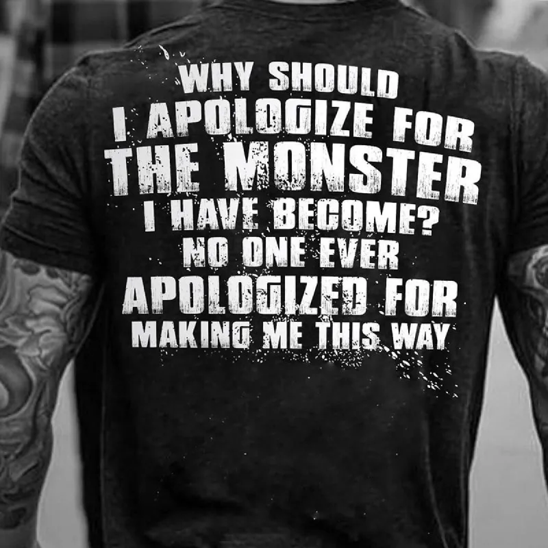 Why Should Printed Men's T-shirt sold by Polyalien