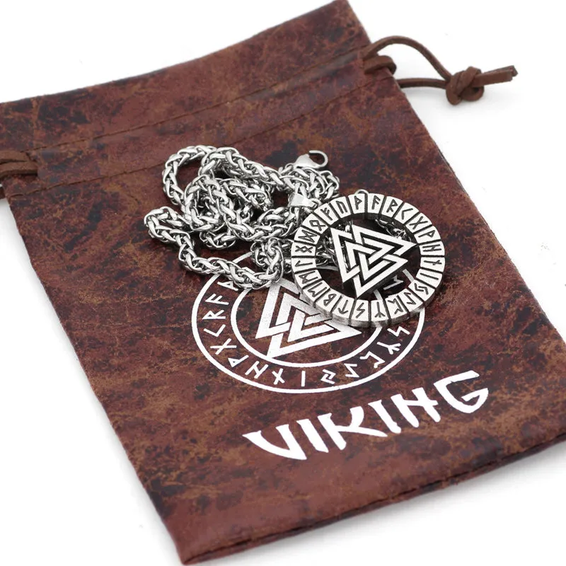 Viking Vintage Odin Triangle Rune Necklace sold by Polyalien product image thumbnail 5