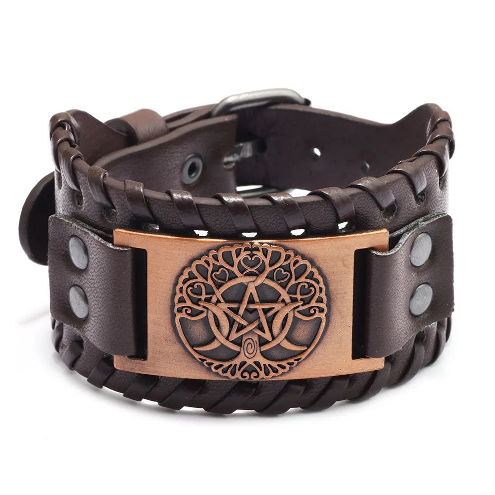 Fashion Trend Jewelry Star Moon Life Bark Mens Bracelet sold by Polyalien product image thumbnail 3