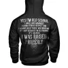 Vikings Yes I'm Ole School Printed Men's Hoodie sold by Polyalien