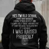 Vikings Yes I'm Ole School Printed Men's Hoodie sold by Polyalien