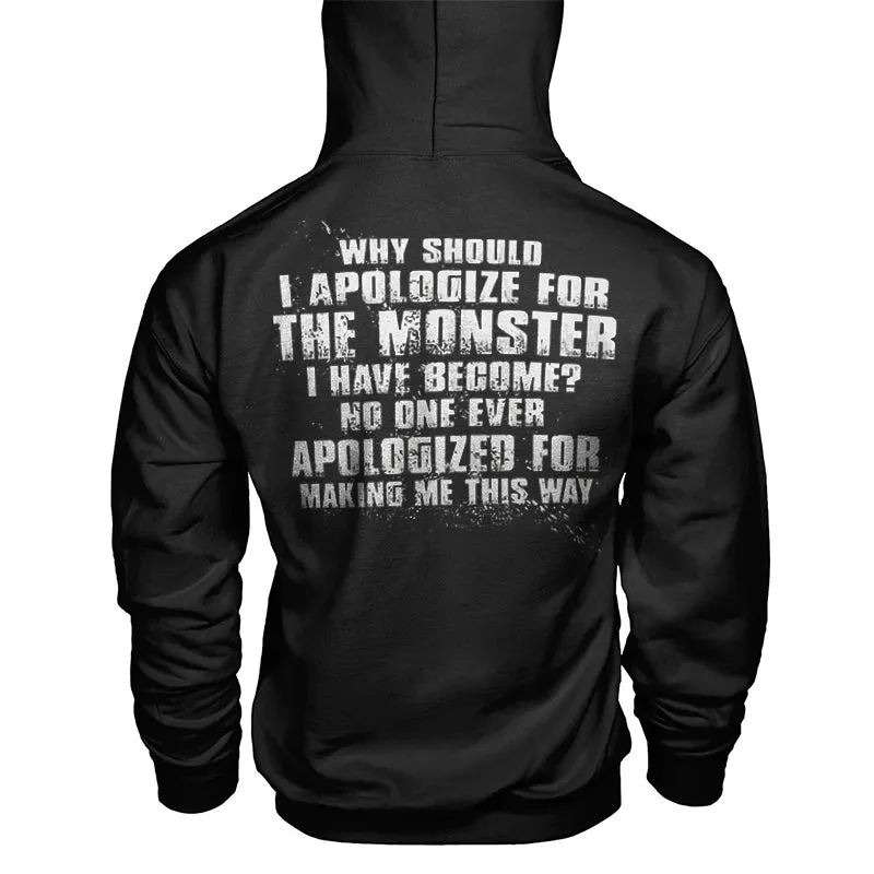 Vikings Why Should Printed Men's Hoodie sold by Polyalien