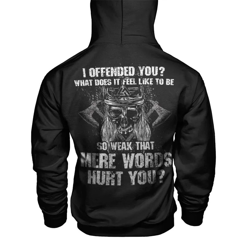 Vikings I Offended You? Printed Men's Hoodie sold by Polyalien product image thumbnail 2