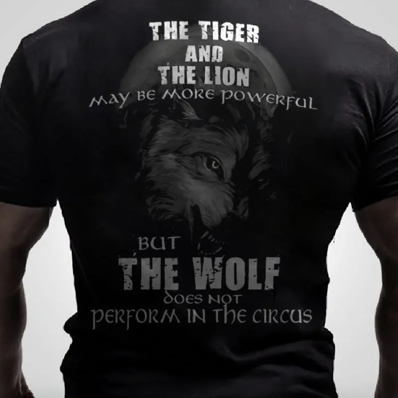Vikings The Tiger And The Lion Printed Men's T-Shirt sold by Polyalien