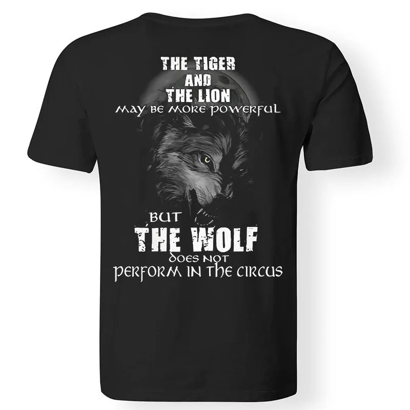 Vikings The Tiger And The Lion Printed Men's T-Shirt sold by Polyalien product image thumbnail 2