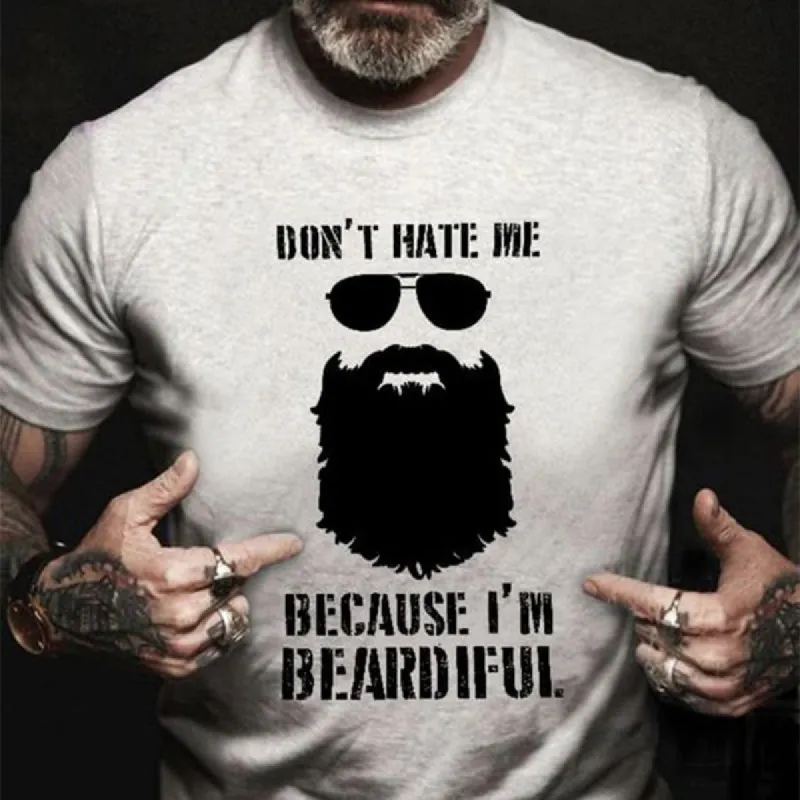 Vikings Don't Hate Me Printed Casual Men's T-shirt sold by Polyalien