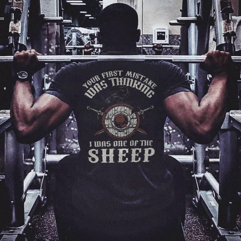 One Of The Sheep Letter Sword Printed Men's T-shirt sold by Polyalien