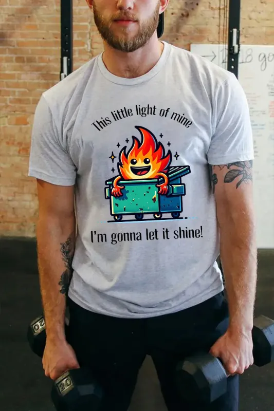 This Little Light Of Mine Printed Men's T-shirt sold by Polyalien