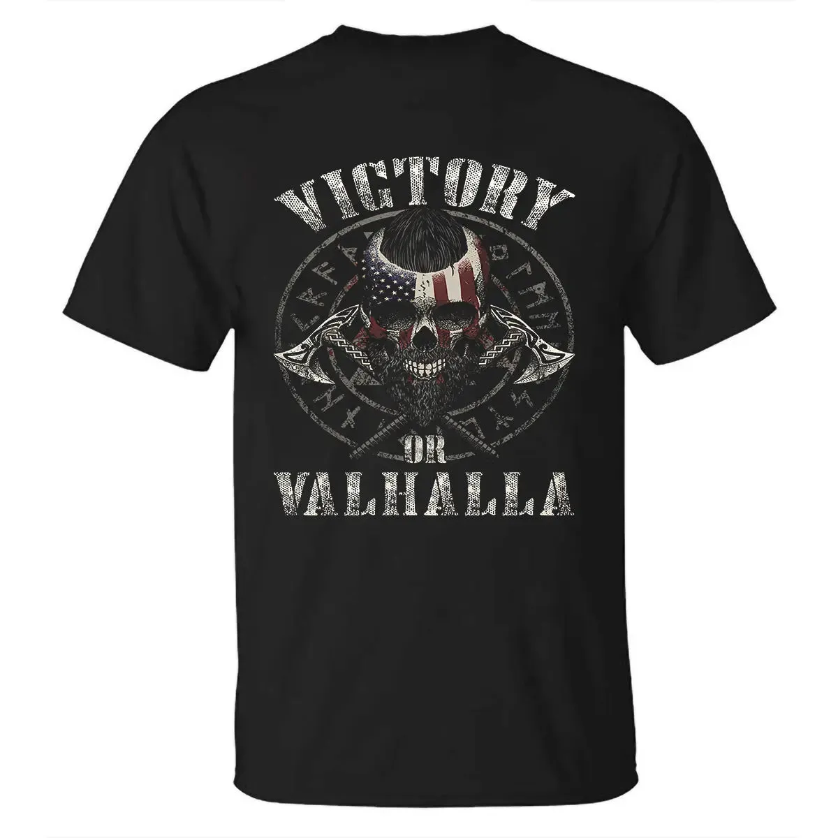 Viking Victory Or Valhalla Printed Men's T-shirt sold by Polyalien product image thumbnail 2