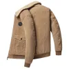Casual Corduroy Lamb's Wool Men's Loose Jacket sold by Polyalien