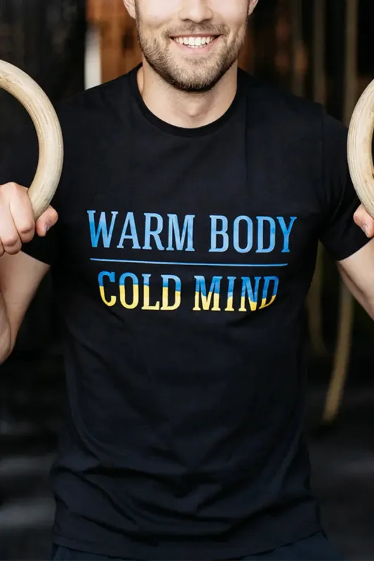 Warm Body Cold Mind Print Men's T-shirt sold by Polyalien