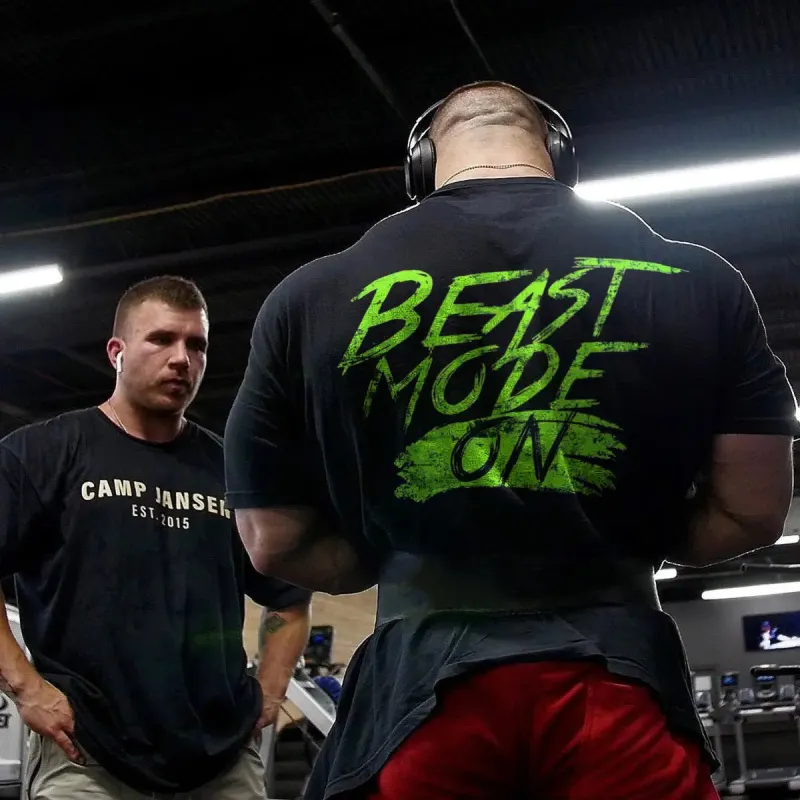Beast mode on Print Men's T-shirt made by Polyalien