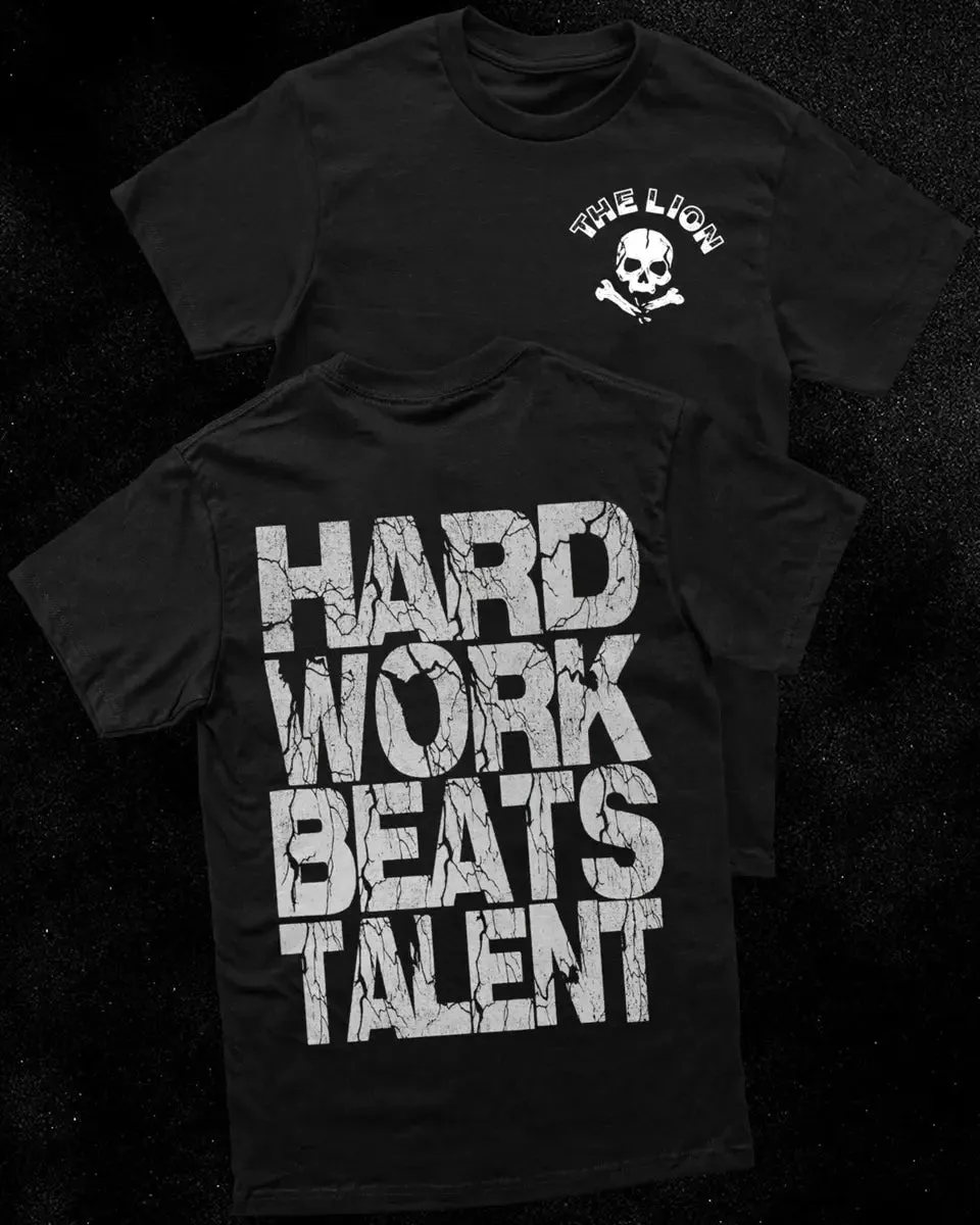 Hard work beats talent Print Men's T-shirt sold by Polyalien product image thumbnail 2