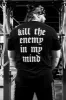 Kill the enemy in the mind  Print Men's T-shirt sold by Polyalien