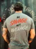 Be savage,no average  Print Men's T-shirt sold by Polyalien
