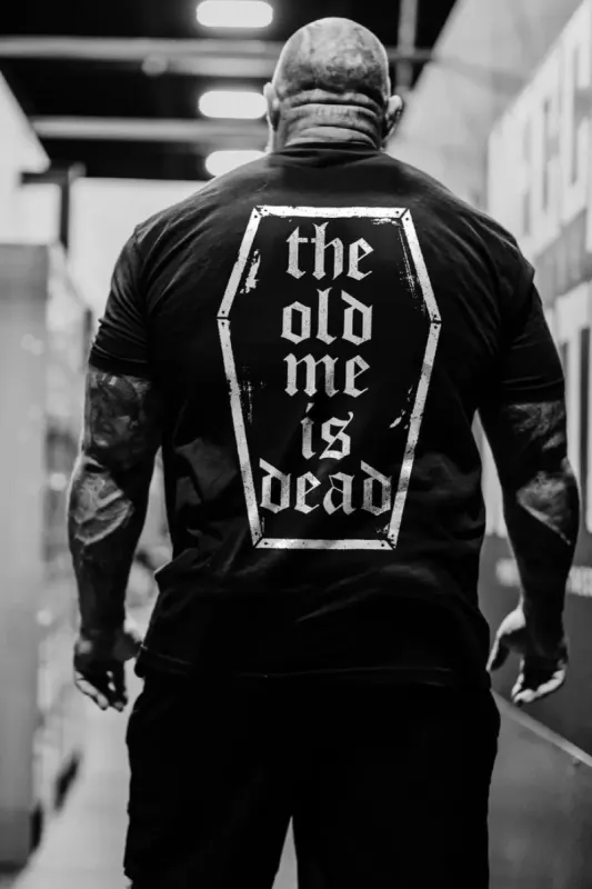 The old me is dead Print Men's T-shirt sold by Polyalien