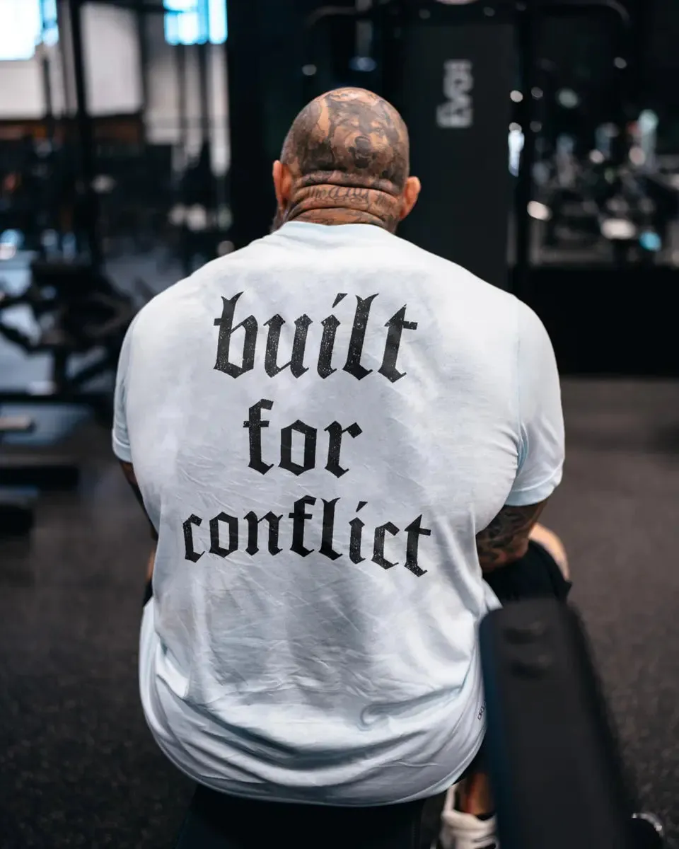 Built for conflict Print Men's T-shirt sold by Polyalien product image thumbnail 2