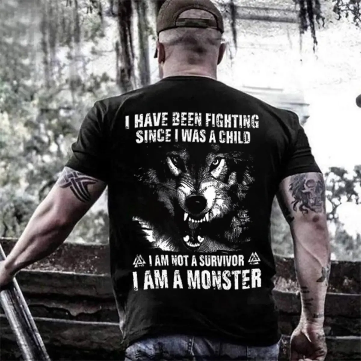 Viking I Have Been Fighting Printed Men's T-shirt sold by Polyalien