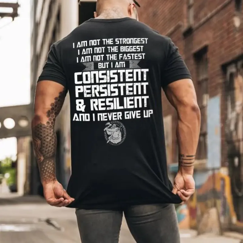 Viking I Am Not The Strongest Printed Men's T-shirt sold by Polyalien