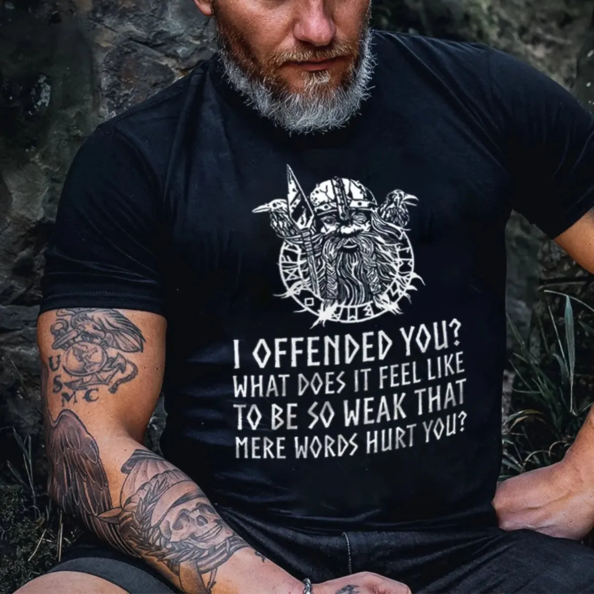 I Offended You? Printed Men's T-shirt sold by Polyalien