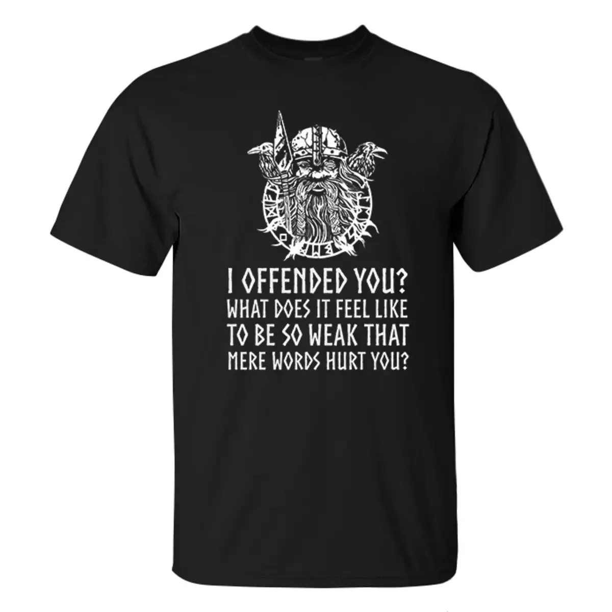 I Offended You? Printed Men's T-shirt sold by Polyalien product image thumbnail 2