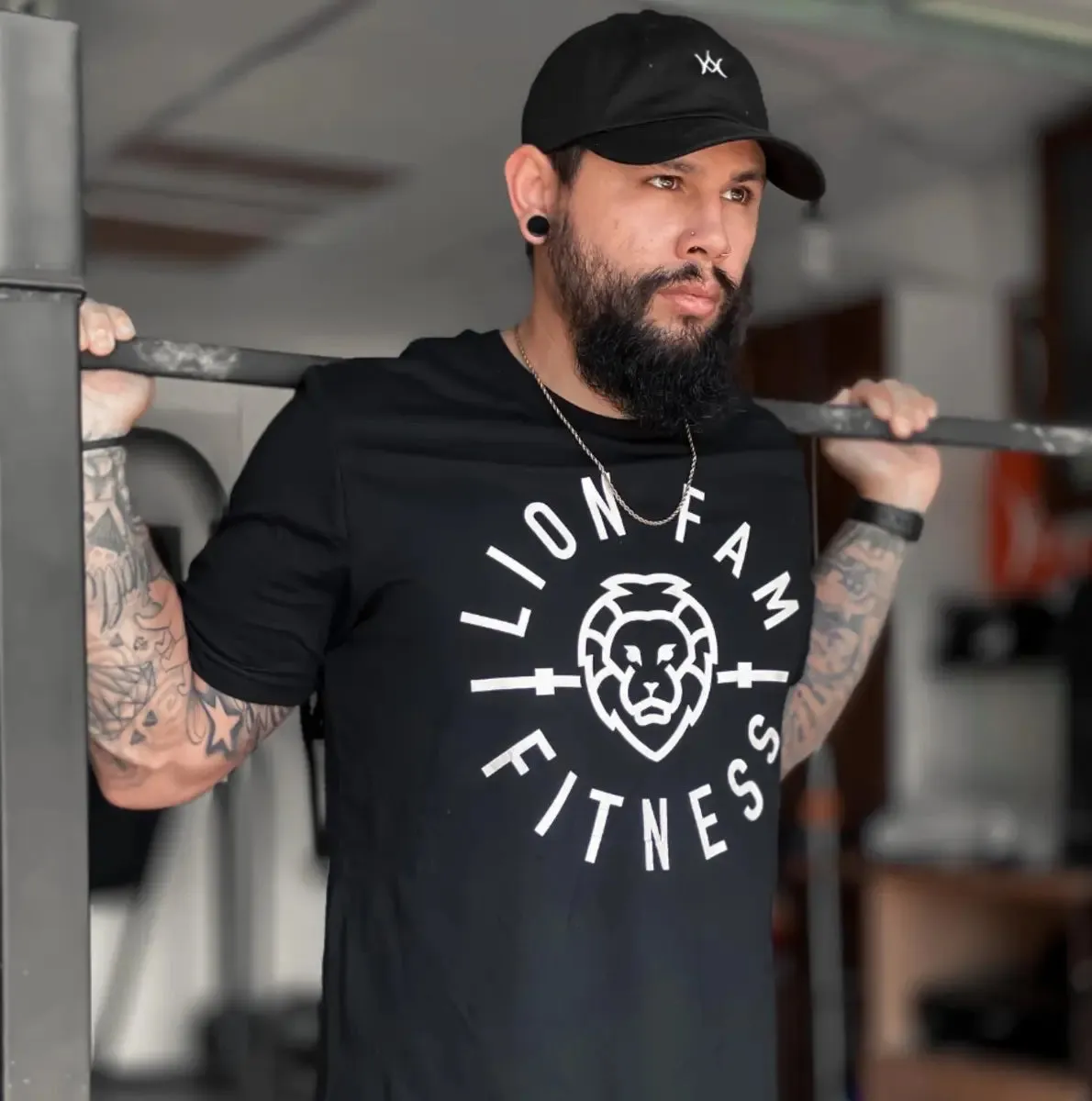 Lion fam Fitness Printed Casual Men's T-shirt sold by Polyalien product image thumbnail 2