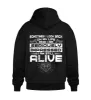Viking Sometimes I Look Back On My Life Printed Men's Hoodie sold by Polyalien