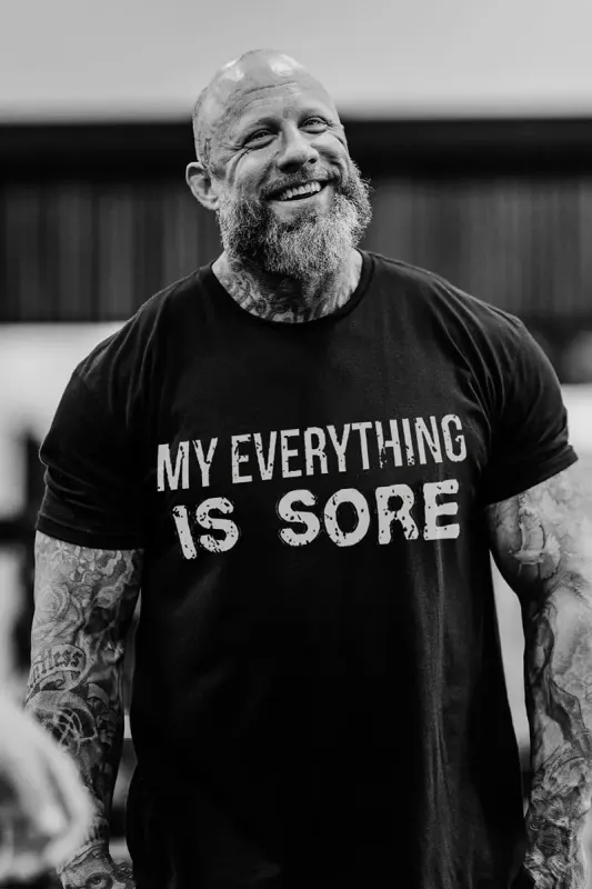 My Everthing Is Sore  Printed Casual Men's T-shirt sold by Polyalien