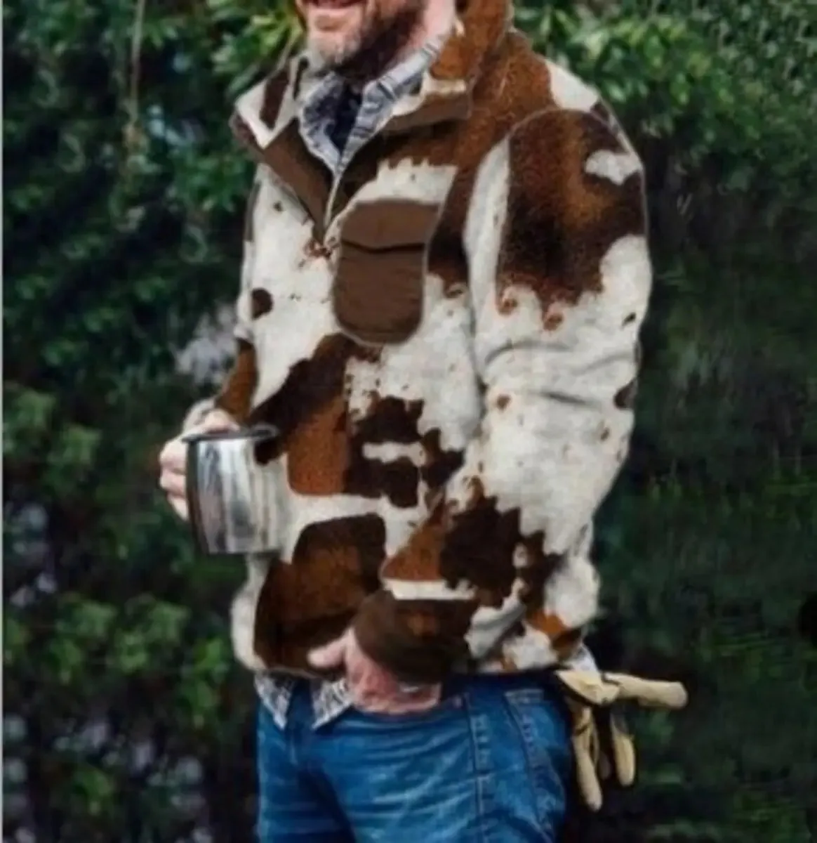 Winter Colorblock Pocket Men's Pullover Jacket sold by Polyalien