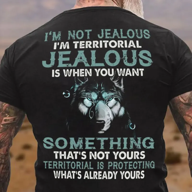 Viking I‘m Not Jealous Printed Men's T-shirt sold by Polyalien