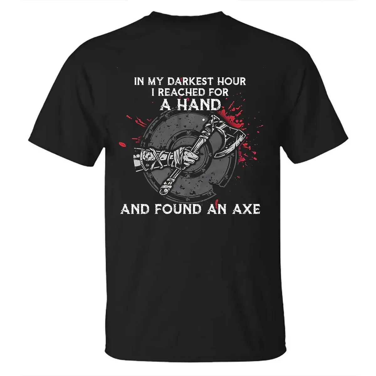 Viking In My Darkest Hour Printed Men's T-shirt sold by Polyalien product image thumbnail 2