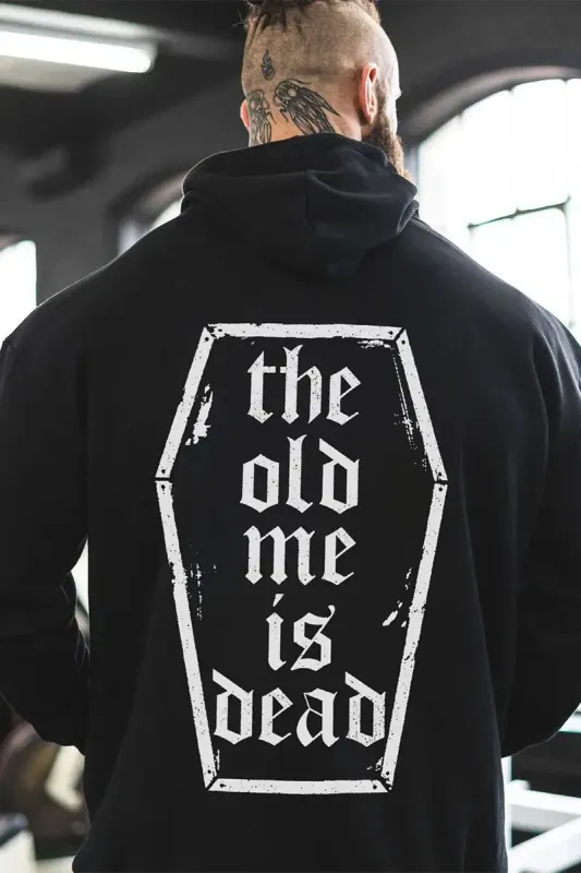 The Old Me Is Dead Printed Men's Hoodie sold by Polyalien
