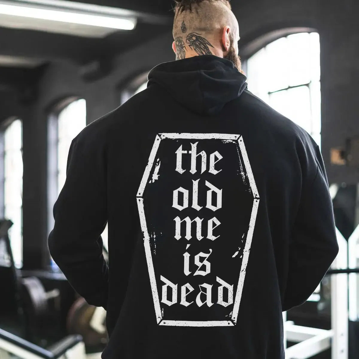 The Old Me Is Dead Printed Men's Hoodie sold by Polyalien product image thumbnail 2