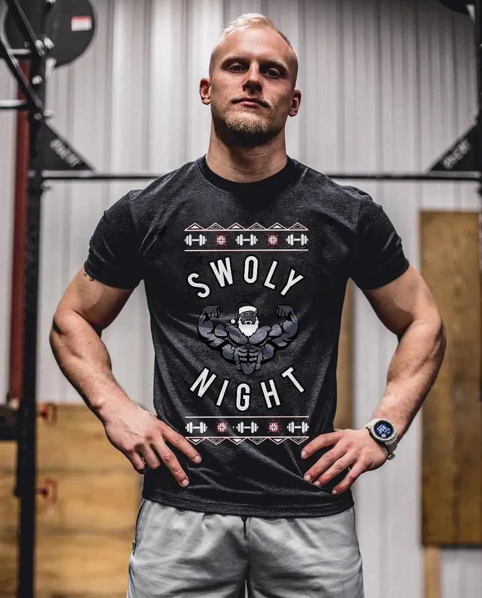 Swoly Night Printed Men's T-shirt sold by Polyalien product image thumbnail 2