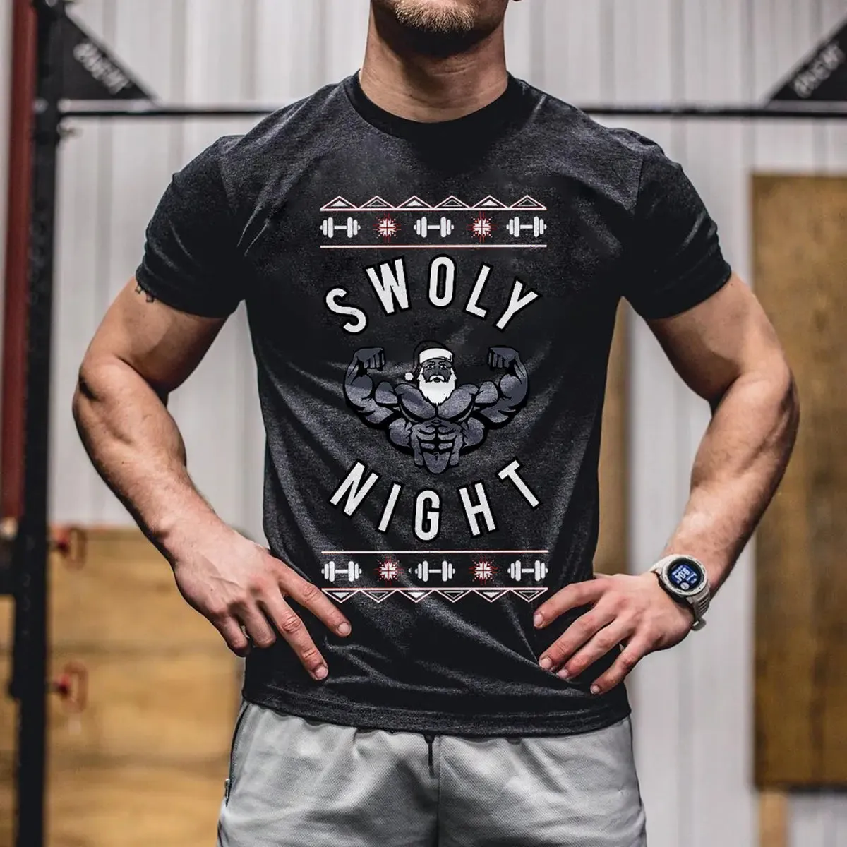 Swoly Night Printed Men's T-shirt sold by Polyalien