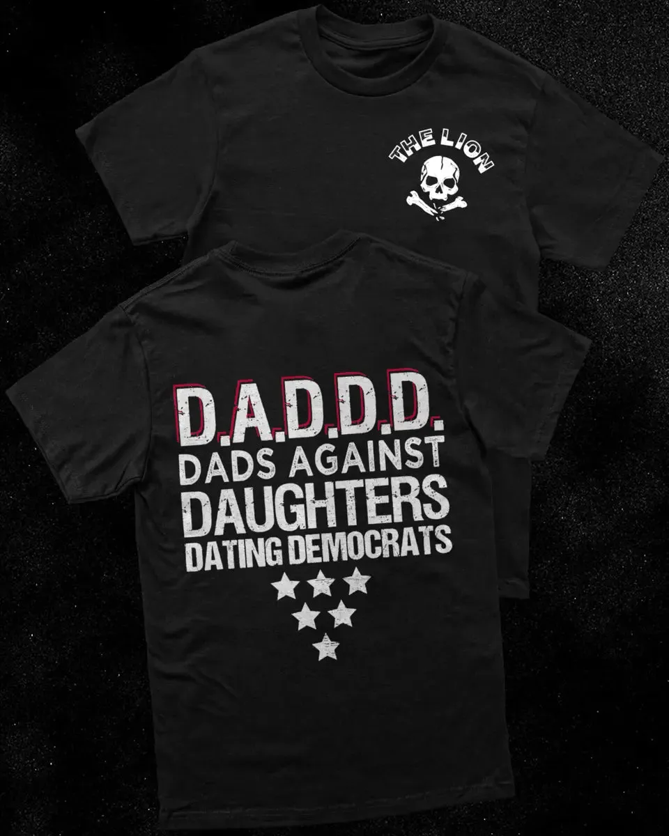 D.A.D.D.D Dads against daughters dating democrats Print Men's T-shirt sold by Polyalien product image thumbnail 2