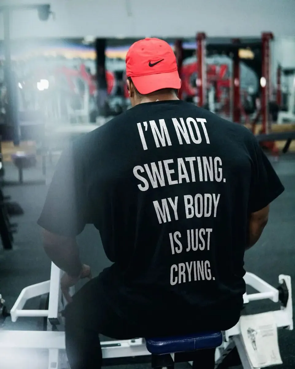 I'm not sweating Print Men's T-shirt sold by Polyalien